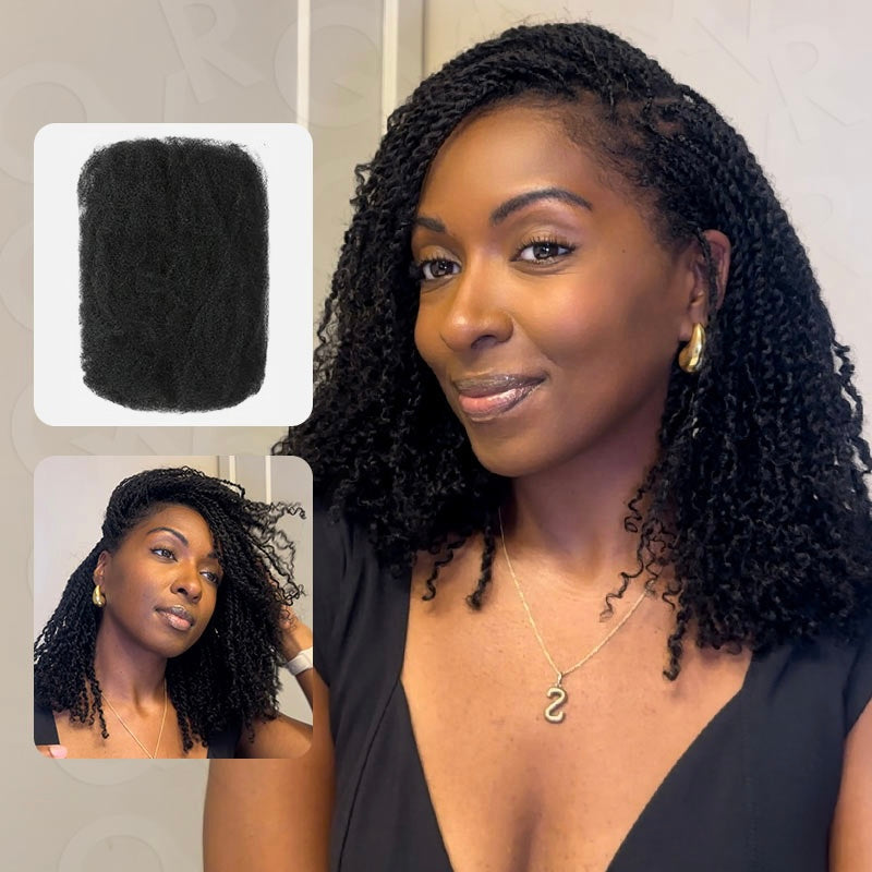5 PACKS MINI TWIST HUMAN HAIR